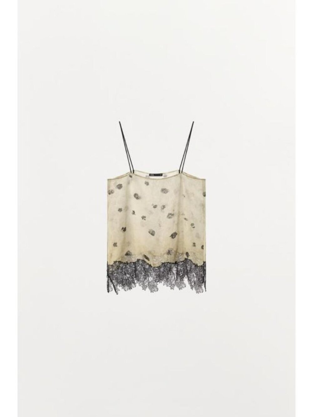 ZARA PRINTED LACE CAMISOLE - Picture 4 of 6
